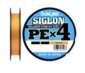 04 Шнур Sunline Siglon PE x4 5lb оранжевый 150m.