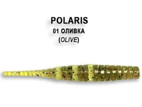 Силикон Crazy Fish Polaris 4.5см 8шт 01 Olive