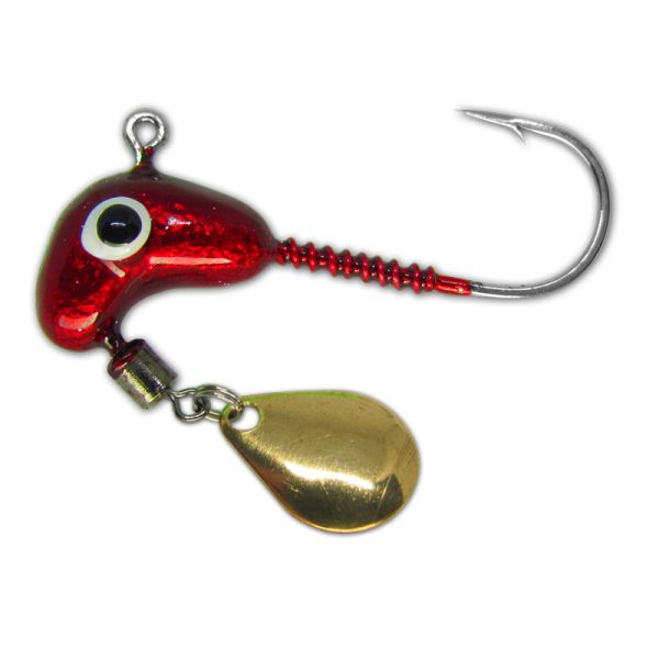 Джиг головка с лепестком Instinkt Horse head red_5.5