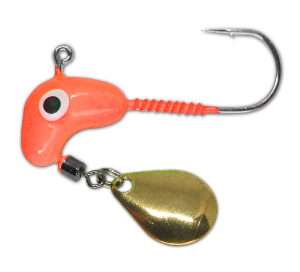 Джиг головка с лепестком Instinkt Horse head red fl_3.5