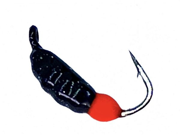Вольфрамова мормишка instinkt ''Личинка'' 0,25g. black